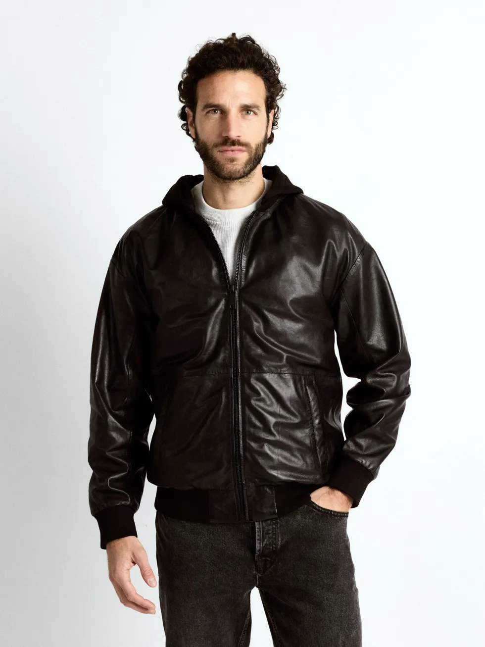 Lederjacke 42025060
